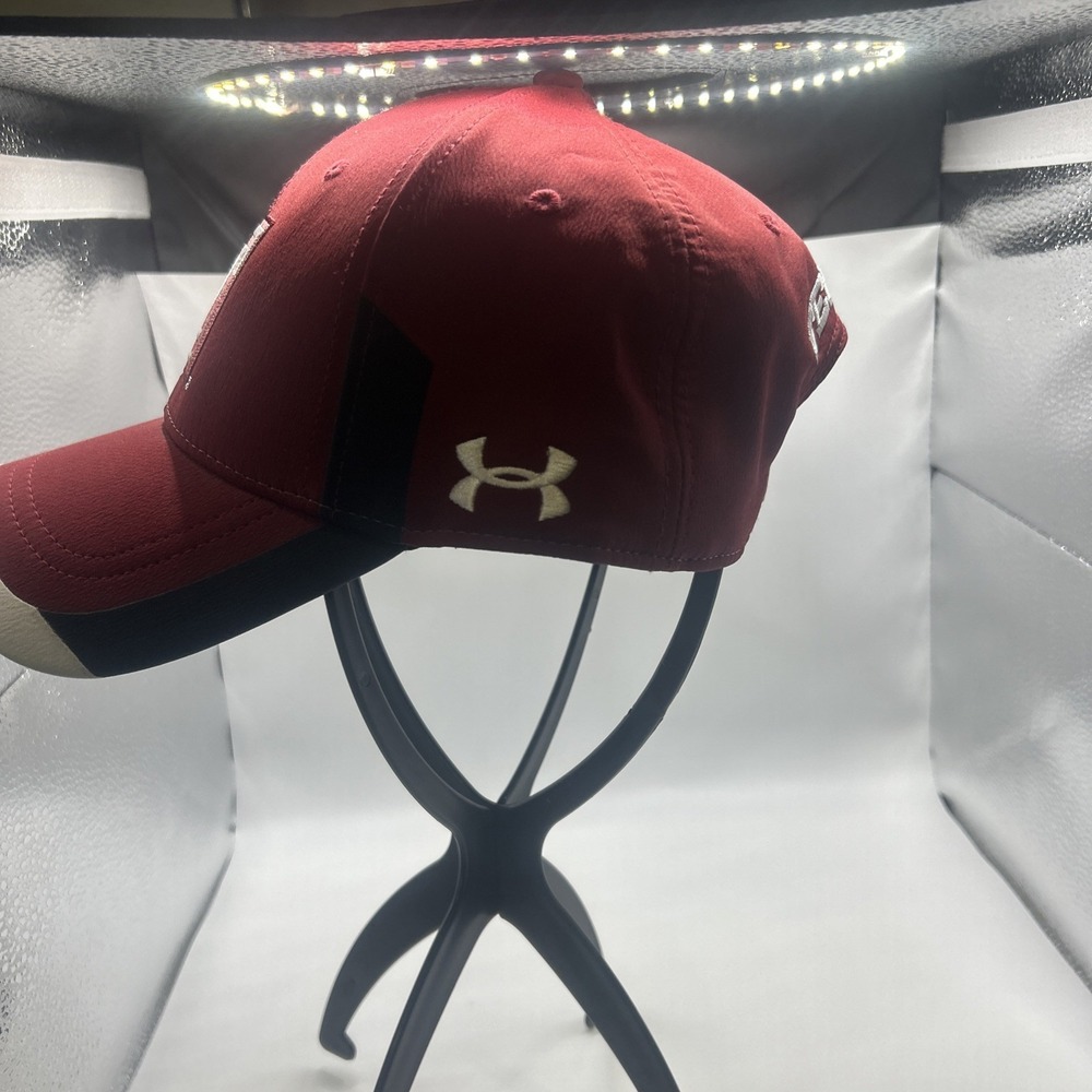 Temple Owls Maroon Under Armour Relaxed Fit Adjustable Hat NCAA - Picture 2 of 5